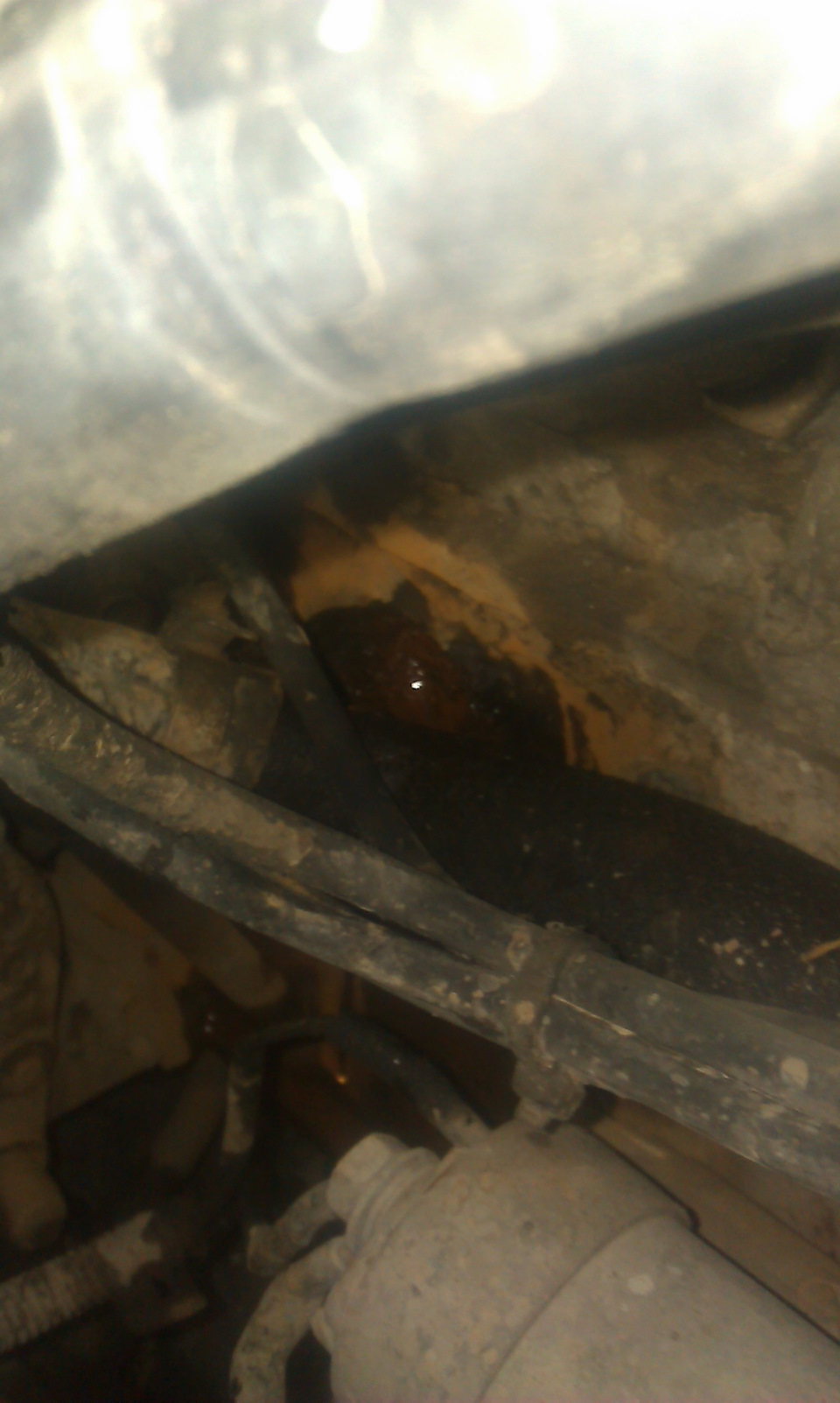 в полевых условиях менял заглушку блока цилиндров — ЗАЗ 1103, 1,2 л ...