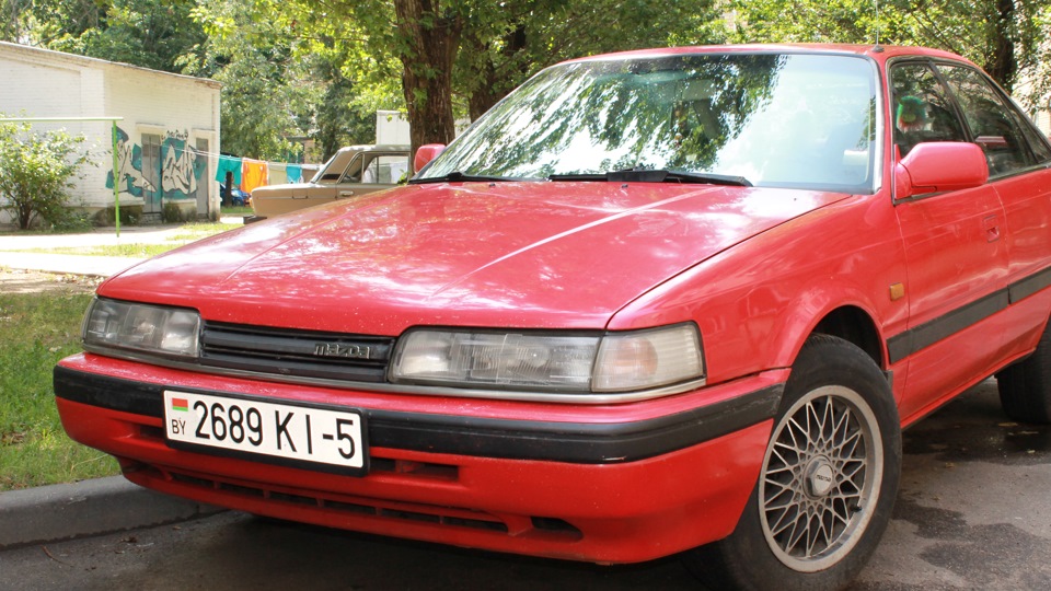 Хлопки из выхлопной трубы. — Mazda 626 III, 2 л., 1988 года | поломка ...