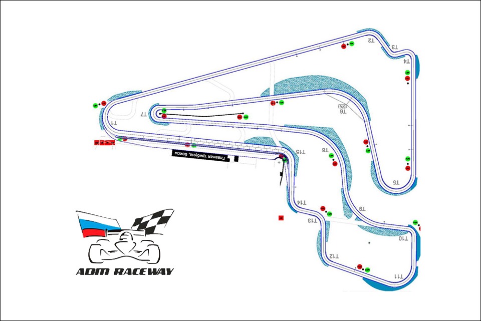 Adm raceway карта