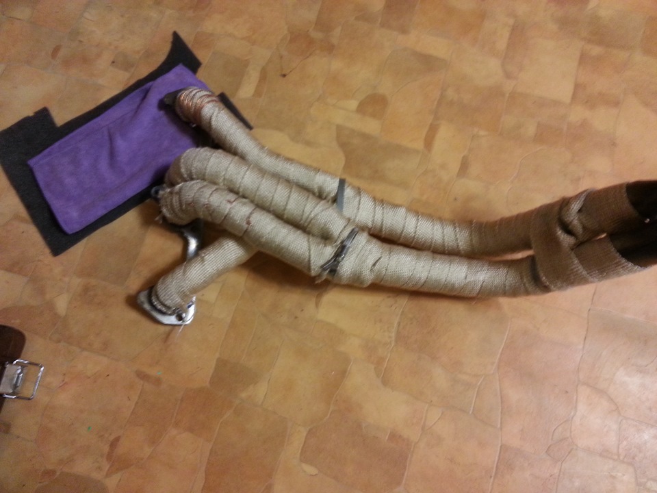 Обмотка паука термолентой — LADA Калина седан, 1,6 л., 2011 года ...