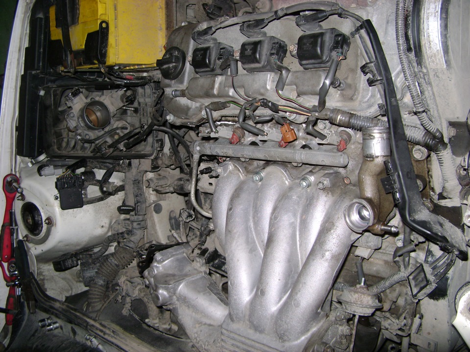 Как снять форсунки с двигателя 2mz fe Замена датчиков ОЖ - Toyota Mark II Qualis, 2,5 л, 1999 года своими руками DRIVE