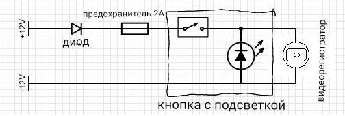 Схема освещения салона гранта