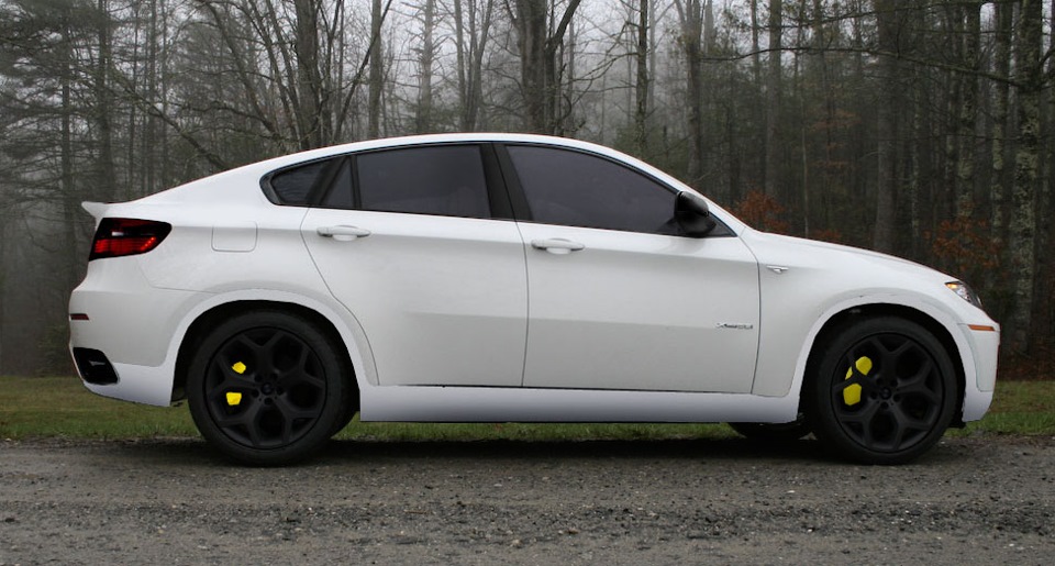 Делаем красиво "по чёрному" — BMW X6 (E71/E72), 5 л, 2011 года ...