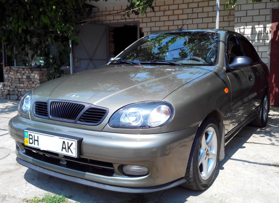 Установка губы на бампер — Daewoo Sens, 1,3 л, 2004 года | стайлинг ...