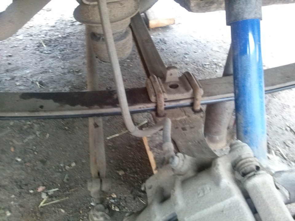 замена листа передней рессоры — ГАЗ Газель, 2,9 л, 2003 года | просто ...