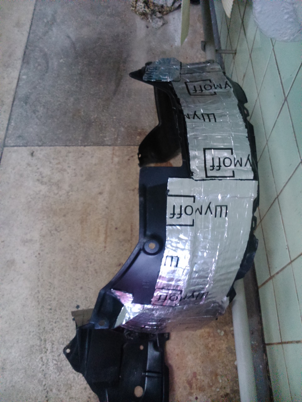 шумка арок колес — Toyota Corolla (140/150), 1,6 л, 2008 года | другое ...