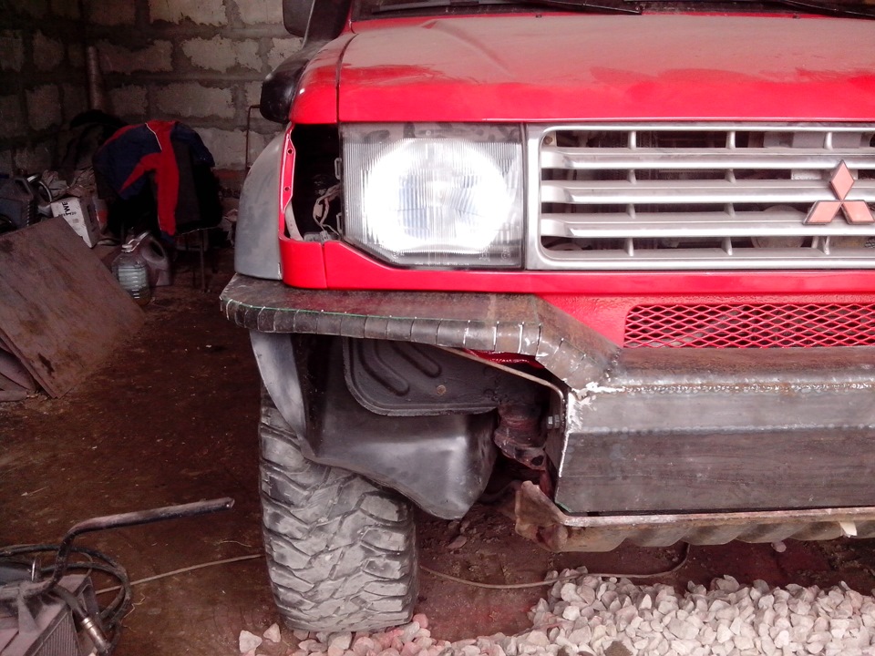 Силовик 3 день и еще немного вкусняшек — Mitsubishi Pajero (2G), 3 л ...