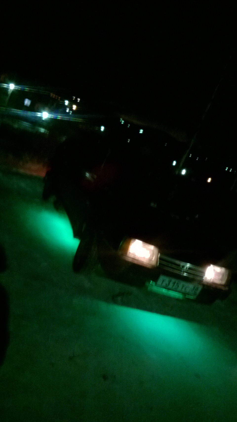 Внешний тюнинг. Подсветка днище в круг. — Lada 21093, 1,5 л, 1999 года ...