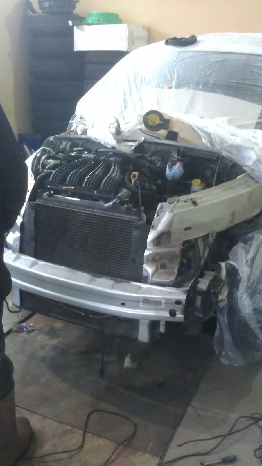 Сборка арки и покраска деталей — Chrysler PT Cruiser, 2,4 л, 2001 года ...