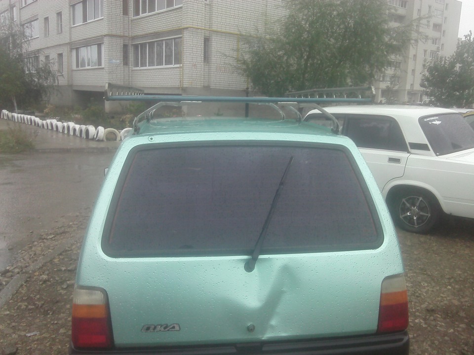 Запись 60. Обещанный экспедиционный багажник — Lada Ока 11113, 0,7 л ...
