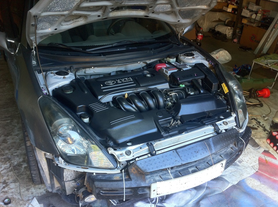 вот в таком виде ожидаем бампера:) — Toyota Celica (230)