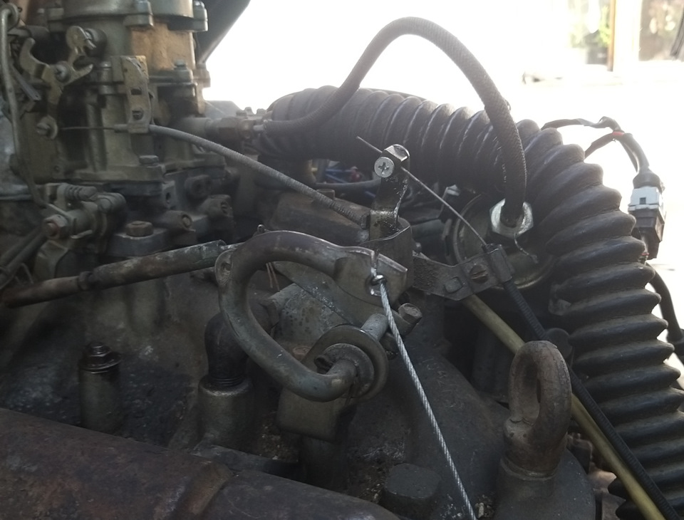 педаль газа переделал на тросик. — Газ 66, 4,2 л., 1984 года | своими ...