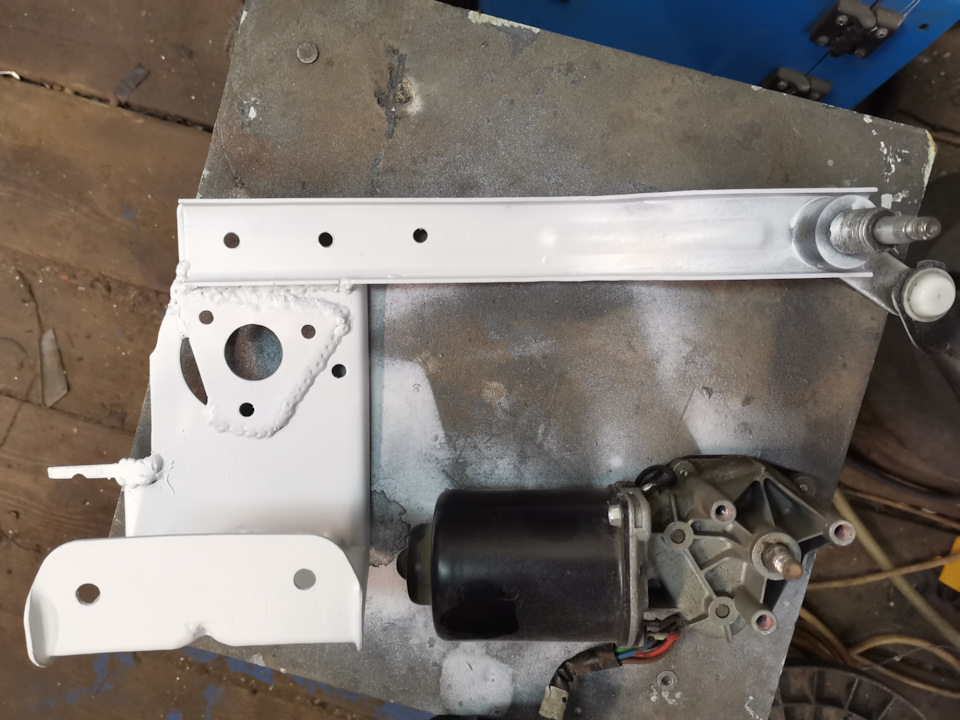 Эл. мотор стеклоочистителей от jeep на трапецию газели — ГАЗ Газель, 2 ...