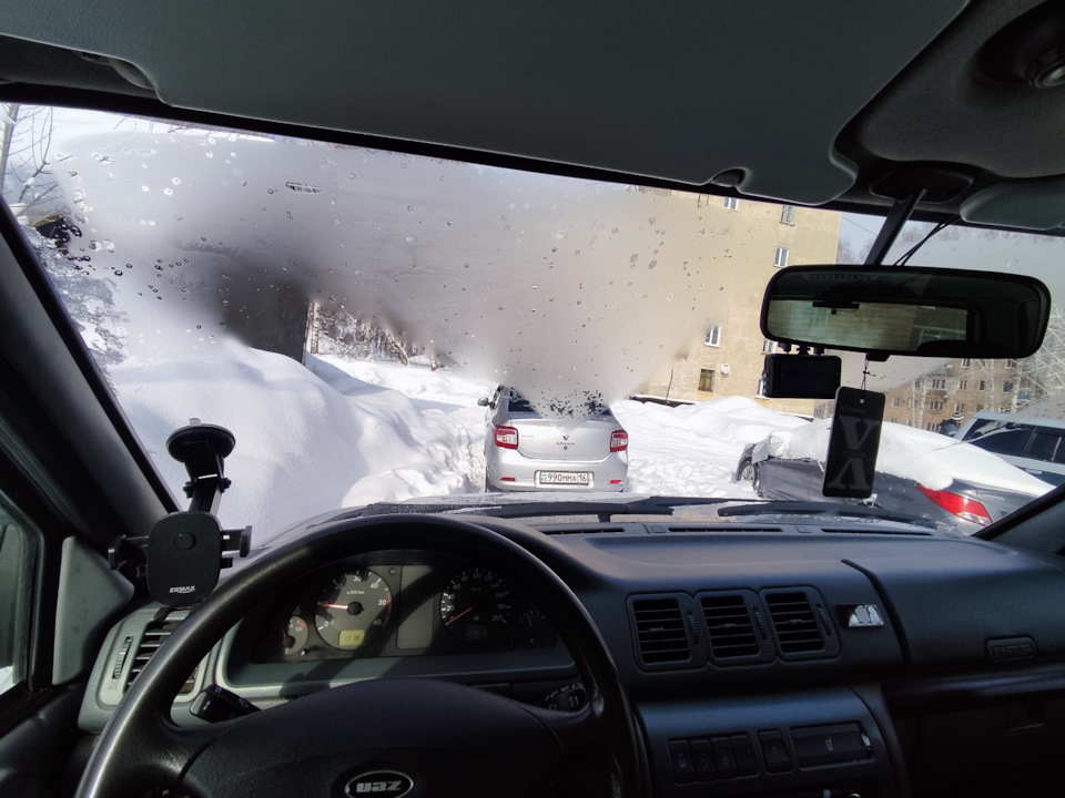 Вопрос знатокам "обдув лобового стекла" — УАЗ Patriot, 2,7 л, 2007 года ...