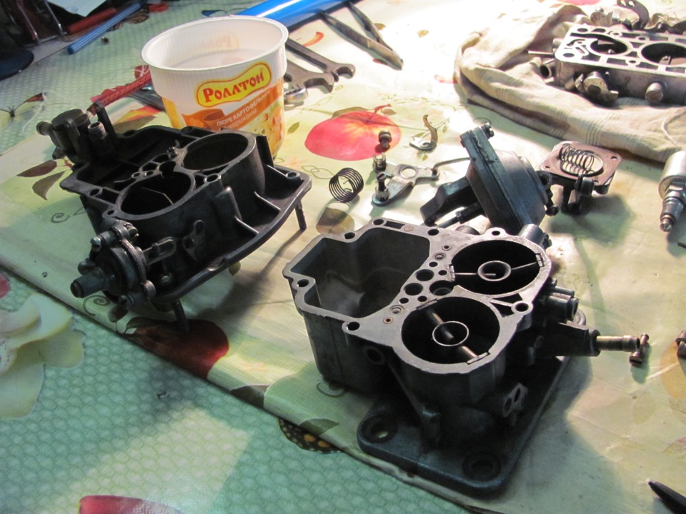 Чистка карбюратора 2105-1107010-10 — ЗАЗ 968, 1,2 л, 1987 года | своими ...