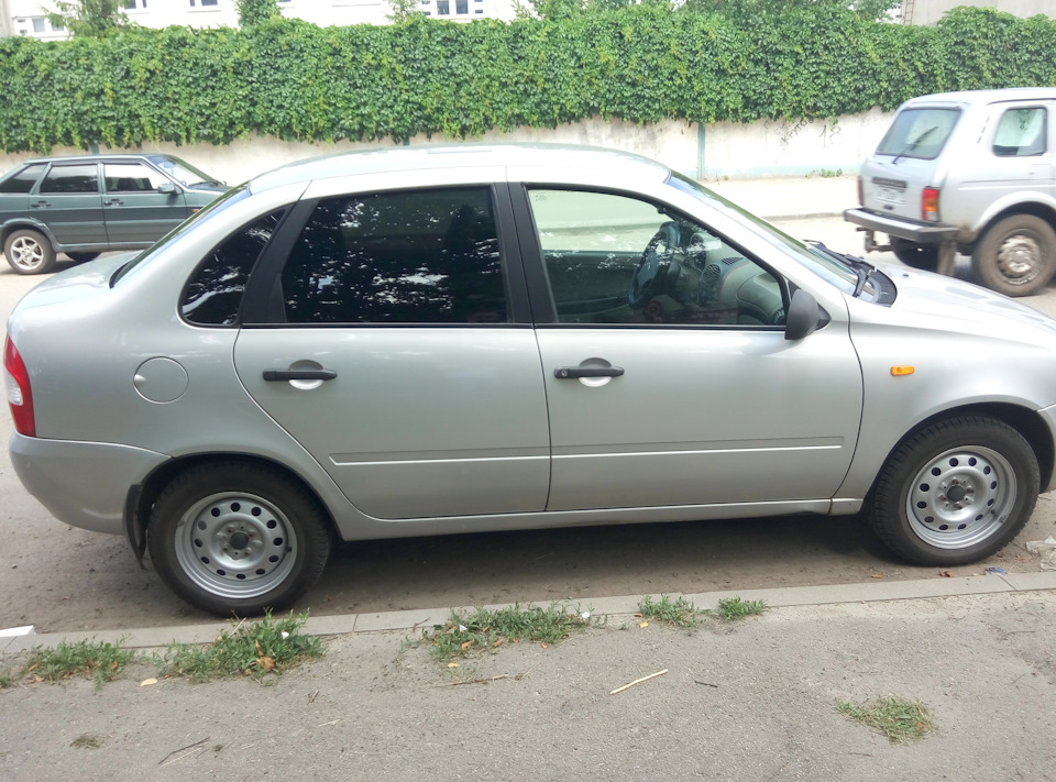 Затонировался. — LADA Калина седан, 1,6 л., 2007 года | стайлинг | DRIVE2