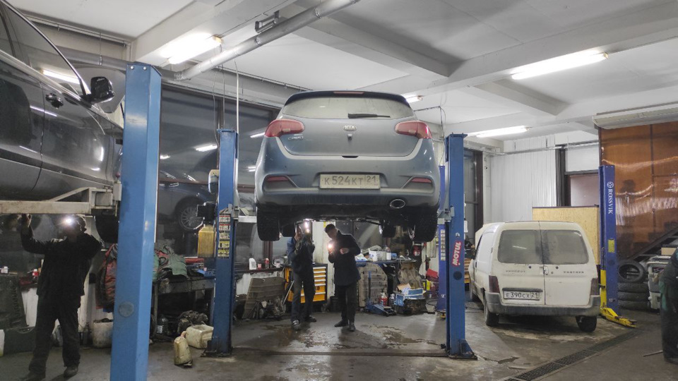 Замена стоек стабилизатора на DOOHAP — KIA Ceed (2G), 1,6 л, 2012 года ...