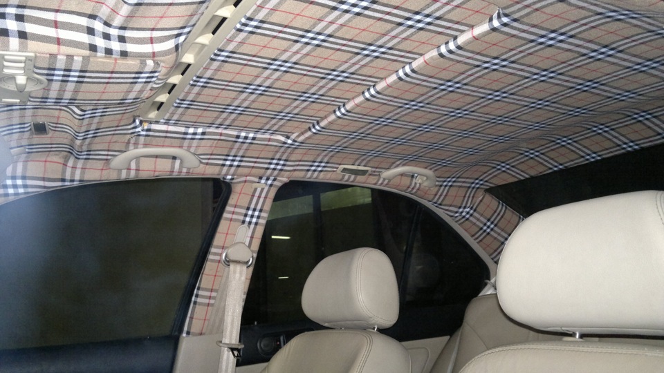 burberry headliner fabric