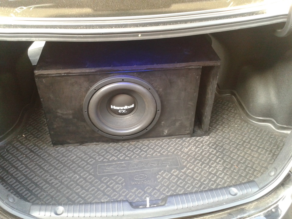 Саб Hannibal FX 30D2 — Hyundai Solaris, 1,6 л, 2015 года | автозвук ...