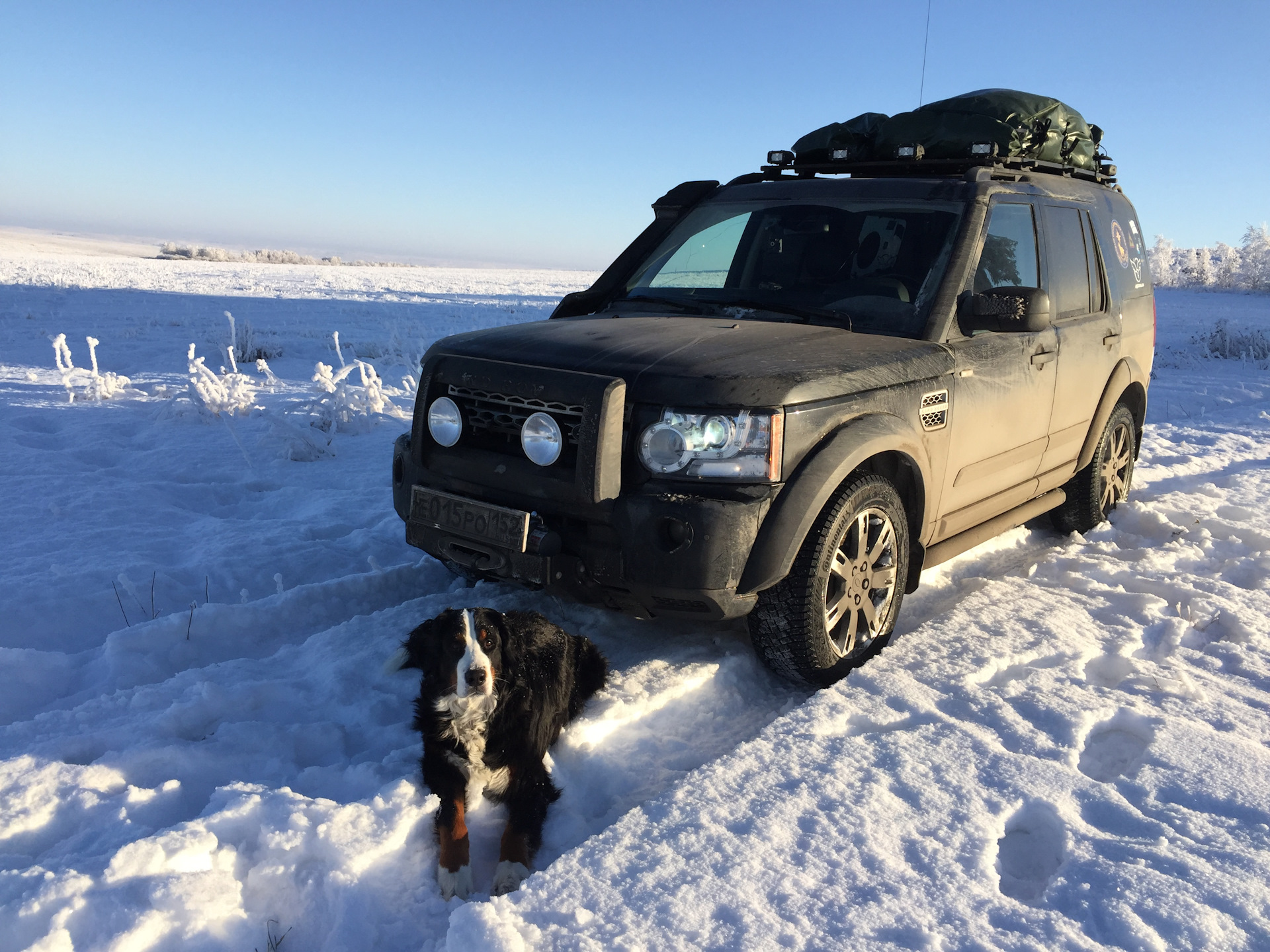 Land Rover Discovery 4 зима