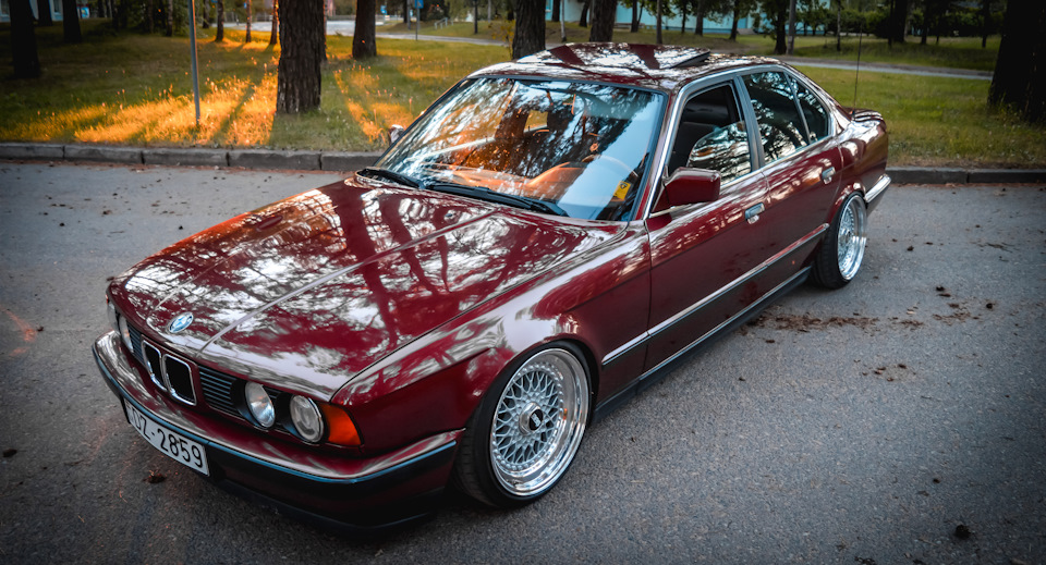 BMW e34 Calypsorot