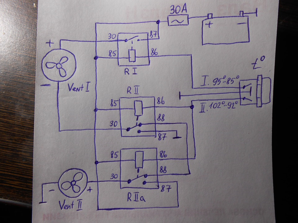 схема подключения вентилятора охлаждения ваз 2109 карбюратор через реле