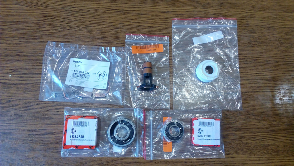 Ремонт генератора Valeo 90A — Volkswagen Passat B5, 1,8 л, 2000 года ...