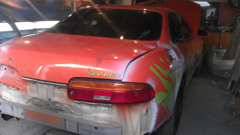 восстановление после неудачного дрифта часть 1 — Toyota Soarer (3G), 2