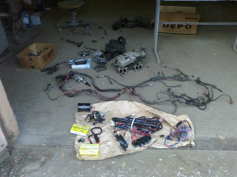 Переход с карбюратора на инжектор под Январь 5.1 — 41. — Toyota HiAce ...