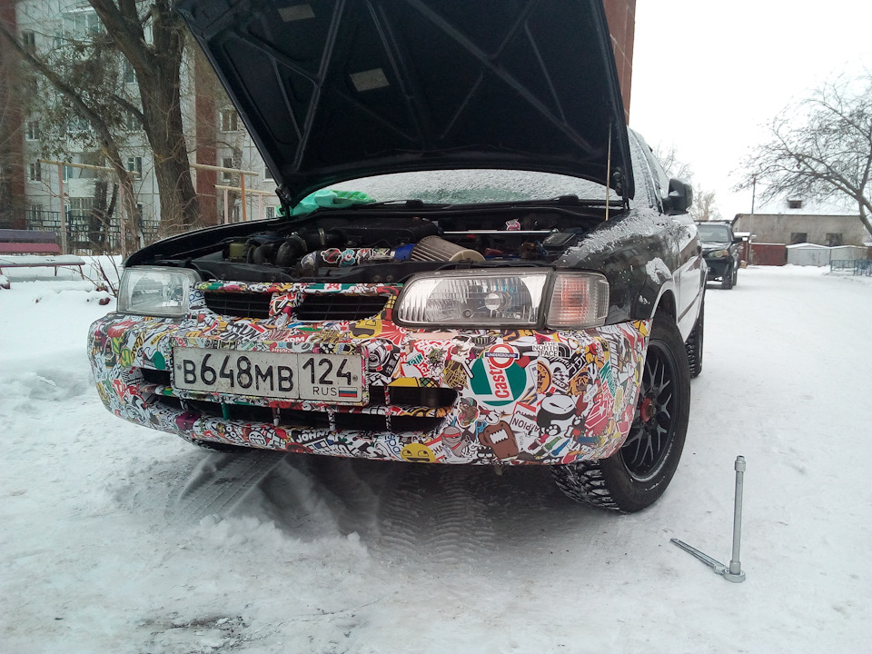 Клеим бампер 2.0 — Toyota Corolla II (5G), 1,3 л, 1998 года | тюнинг ...