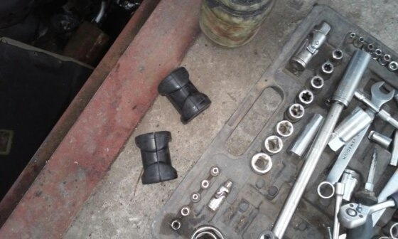 замен рем комплект гцс и втулки стаб — BMW 3 series (E30), 1,8 л, 1987 ...