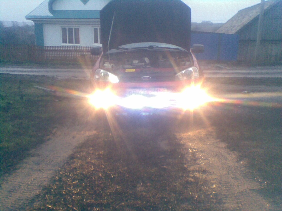 китайские ДХО — Lada Калина Универсал (1G), 1,6 л, 2012 года ...