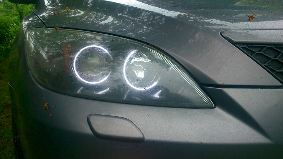 Ангельские глазки — Mazda 3 (1G) BK, 1,6 л, 2008 года | тюнинг | DRIVE2