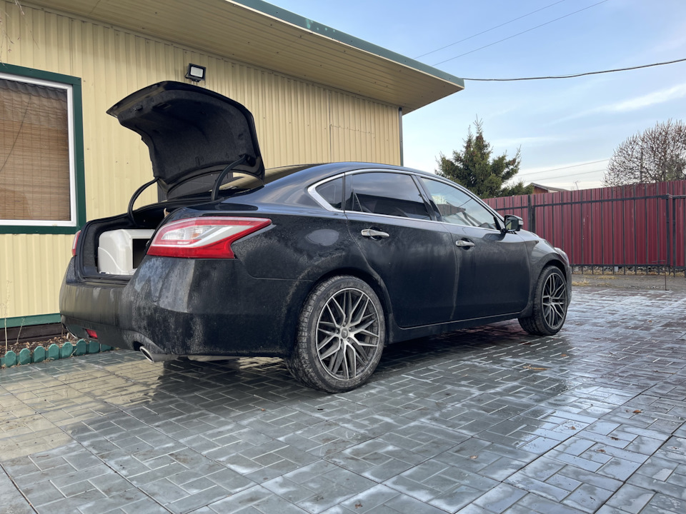 Пружины с занижением: сделано! — Nissan Teana (L33), 2,5 л, 2014 года ...