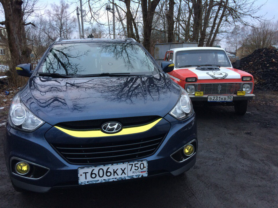 Бронировка фар. — Hyundai ix35, 2 л, 2010 года | тюнинг | DRIVE2