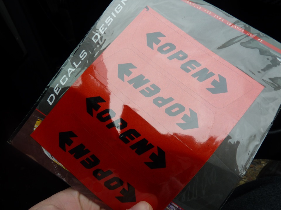 Запись №35. Наклейки (#01) — Mazda Demio (3G), 1,3 л, 2008 года ...