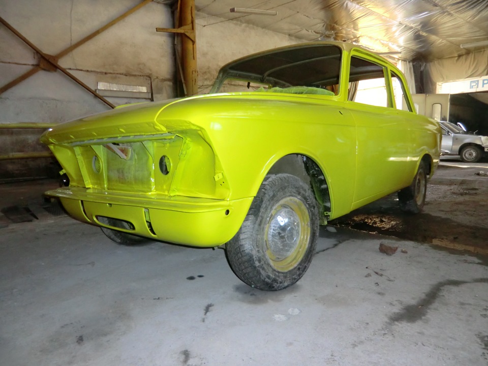 Покраска №4. — ИЖ Москвич 412, 1,5 л, 1981 года | кузовной ремонт | DRIVE2