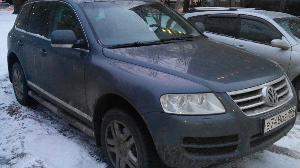 Гарантийное ТО АКПП — Volkswagen Touareg (1G), 3,2 л, 2003 года | визит ...