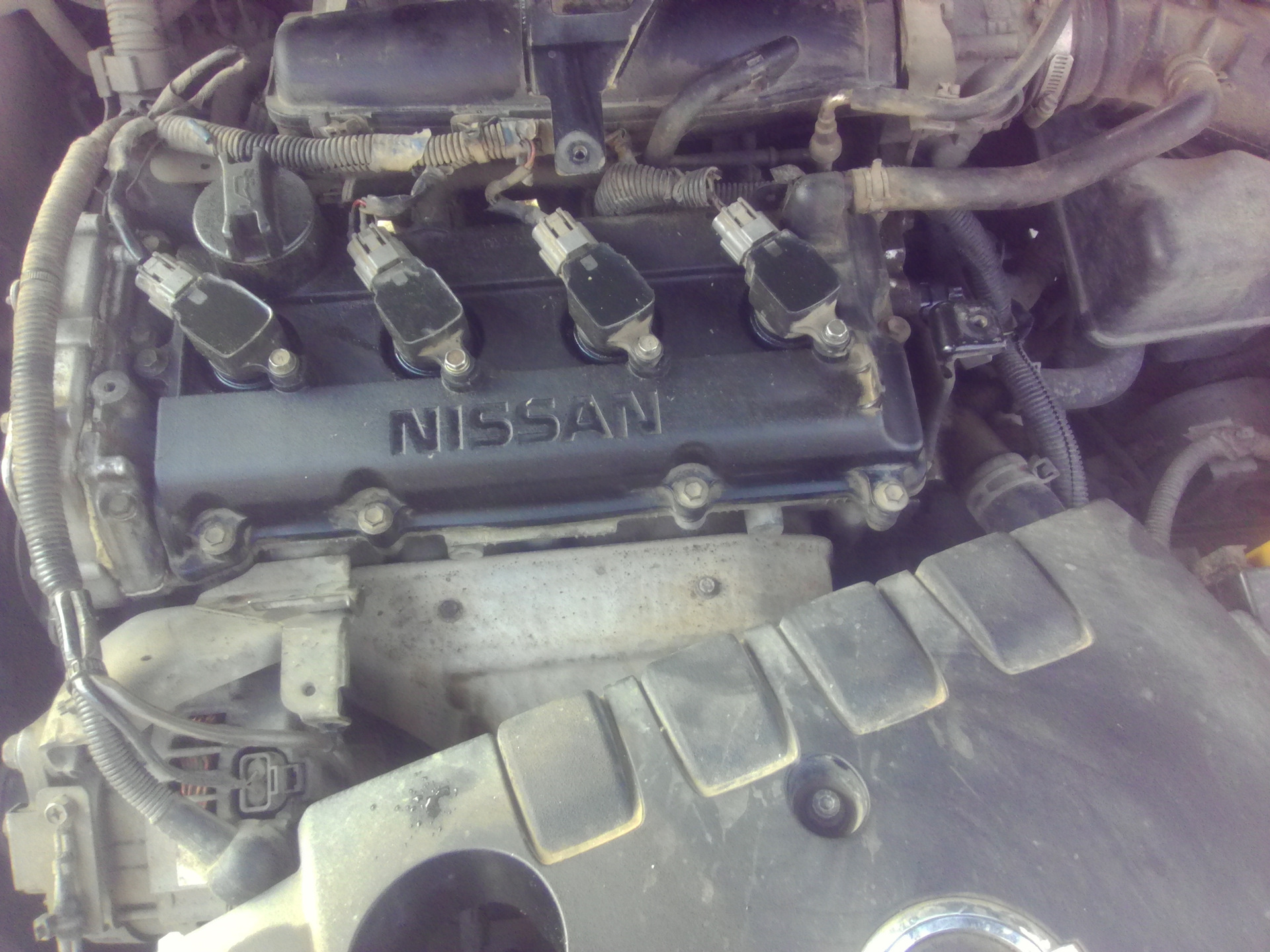 Нужна помощь, троит на прогреве и запах гари в салоне — Nissan Teana (J31),  2 л, 2006 года | своими руками | DRIVE2