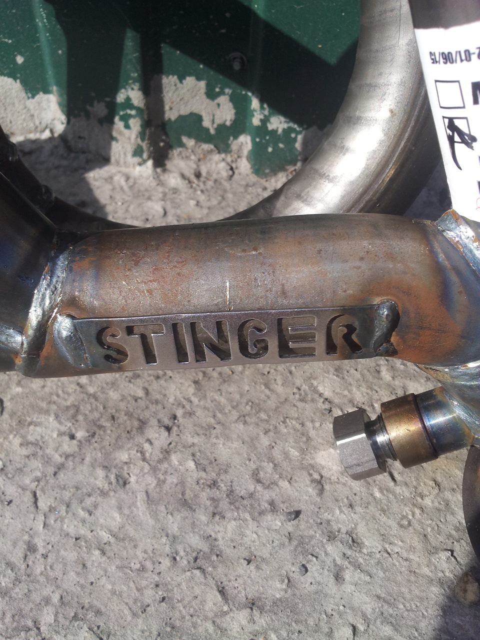 Коллектор Stinger (Звук Субару) — Lada 2114, 1,6 л, 2011 года | тюнинг ...