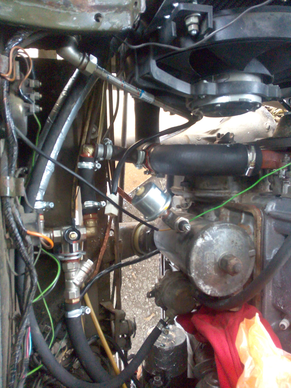 Фильтр подачи тосола в печки — УАЗ 3909, 2,5 л, 2001 года | своими ...