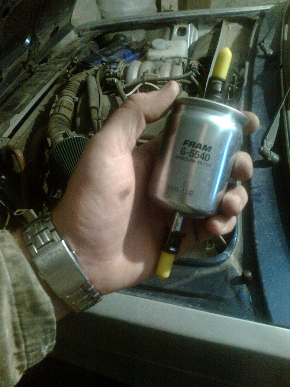 Поменял топливный фильтр. Сделал правый стоп. — Lada 21074, 1 л, 2011 ...