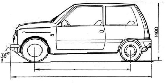 Заз 965 размеры чертеж