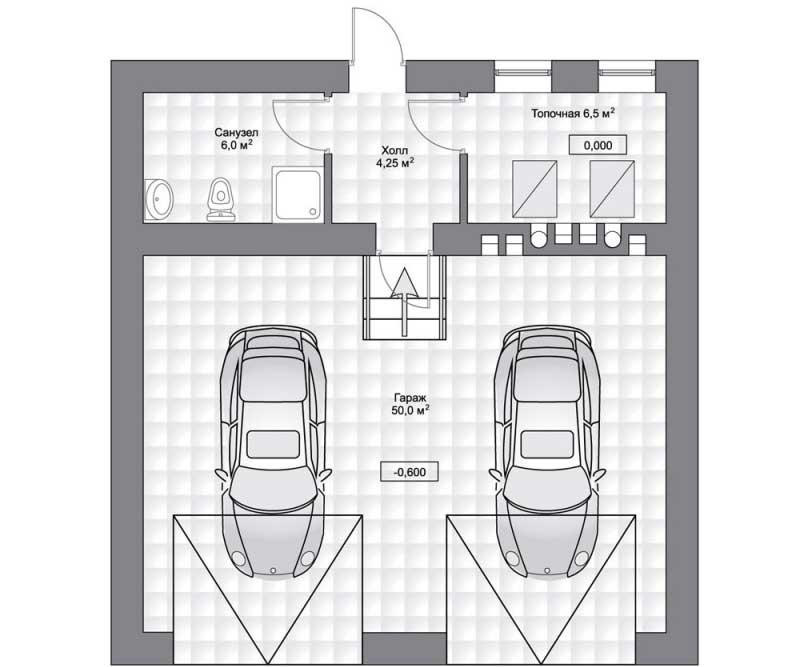 Гараж проекты фото планировка