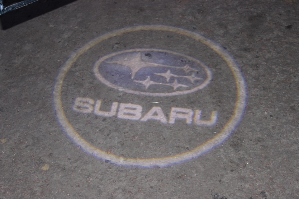 Проектор логотипа SUBARU — Subaru Forester (SH), 2,5 л, 2009 года ...
