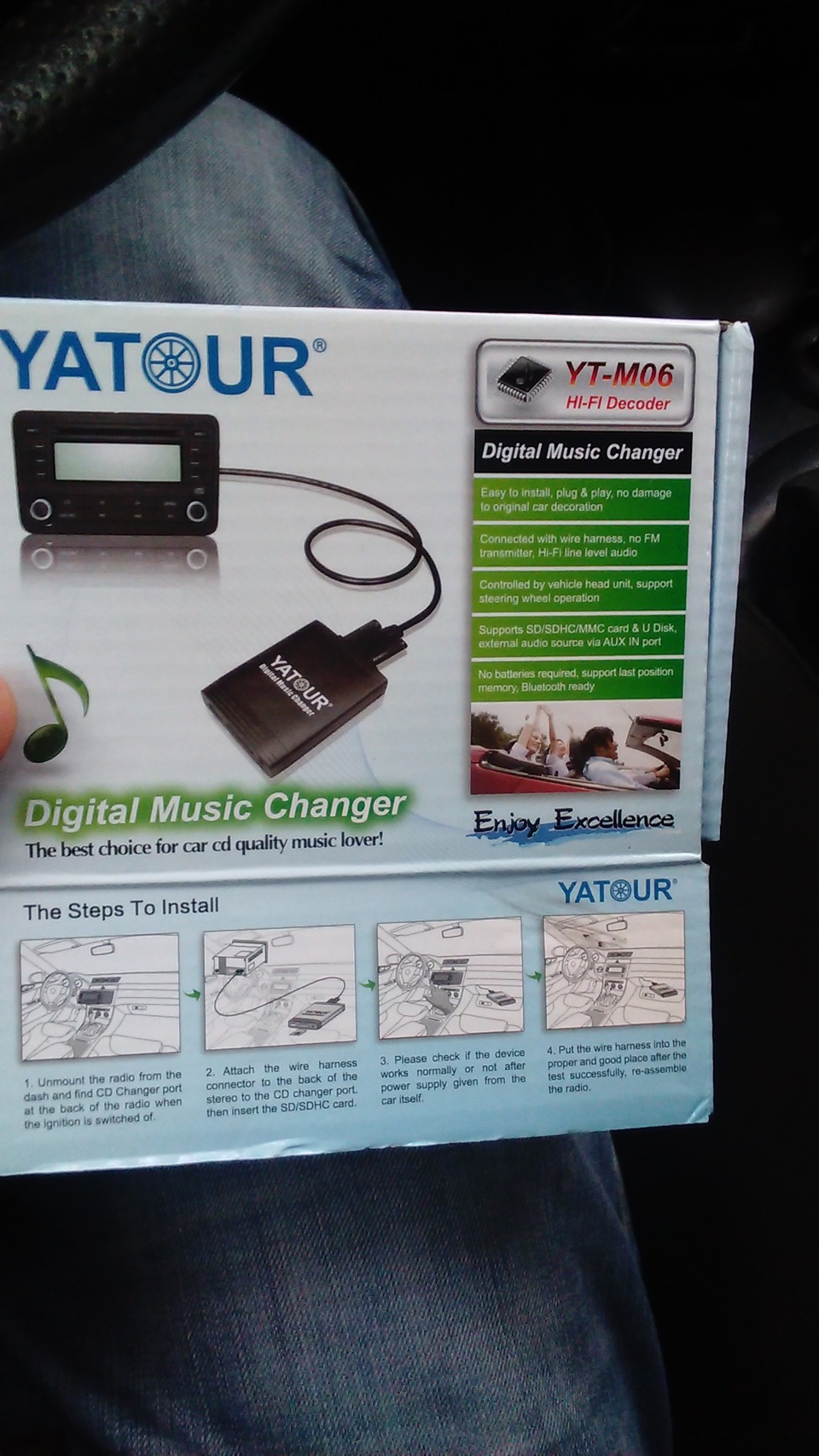 MP3, AUX, USB, SDcard к штатному головному устройству-это все yatour. —  Renault Megane II, 1,5 л, 2008 года | автозвук | DRIVE2