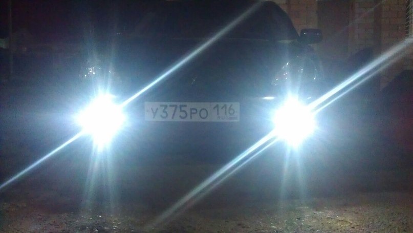 Замена галогенок на светодиоды — Mitsubishi Lancer IX, 1,6 л, 2006 года ...