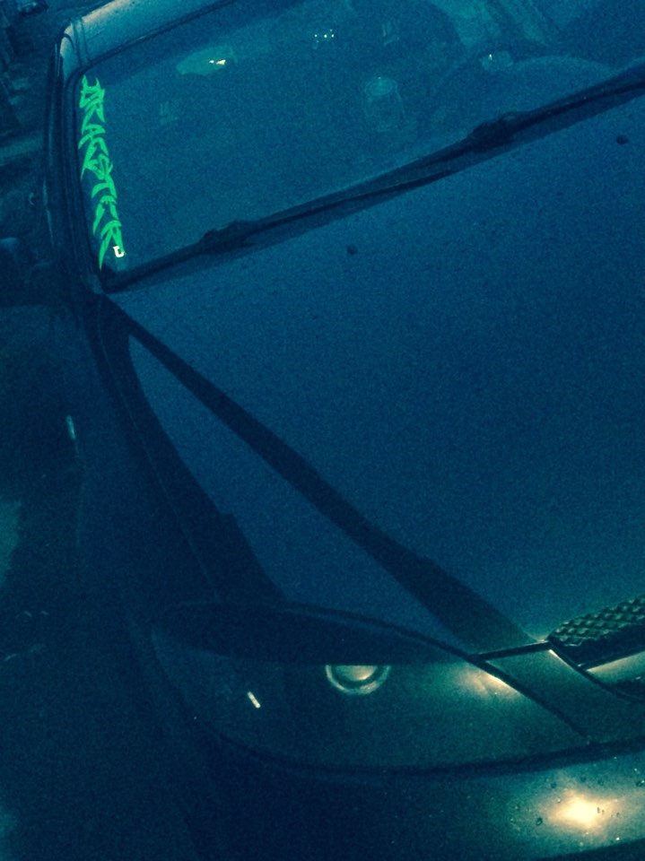 Наклейка под цвет сюпортов))) — Chevrolet Lacetti 5D, 1,6 л, 2006 года ...