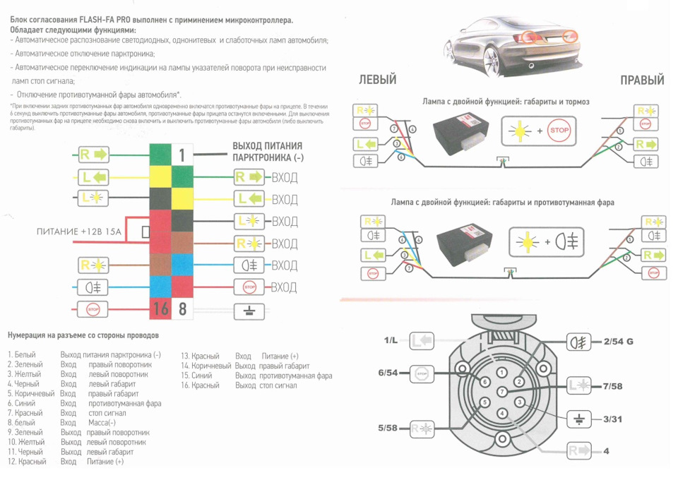 Westfalia astm 12 506005 схема подключения