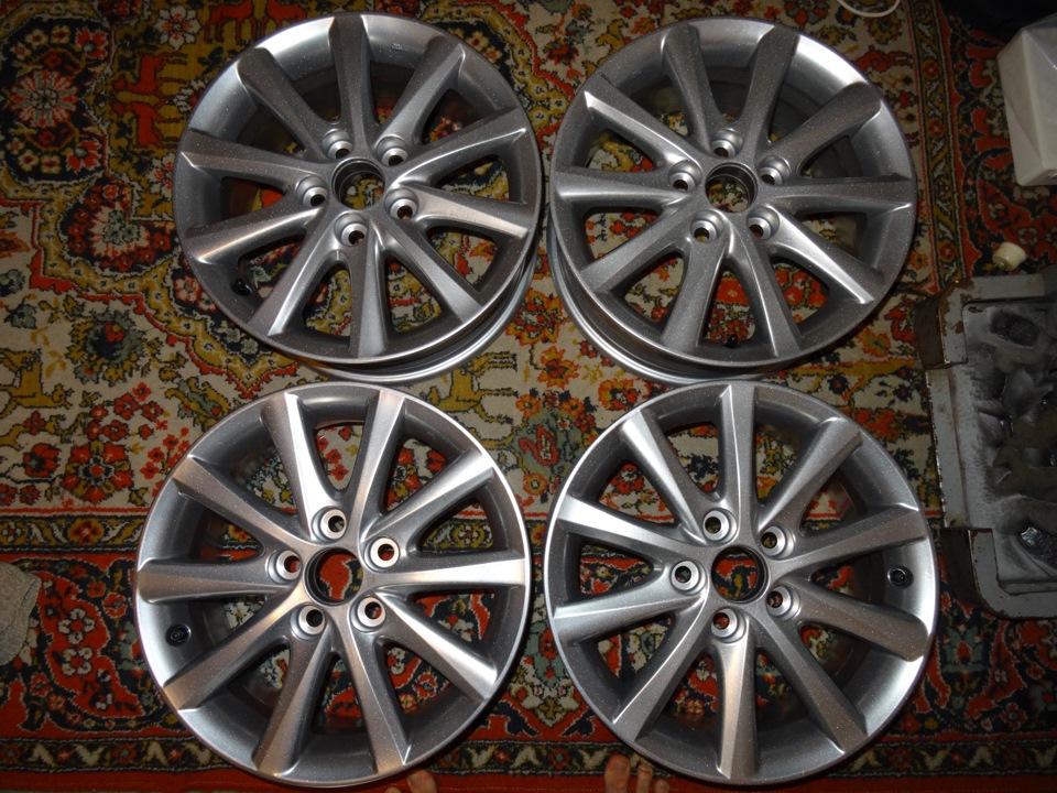 Забрал диски из покраски — Toyota Camry (XV20), 2,2 л, 1998 года ...